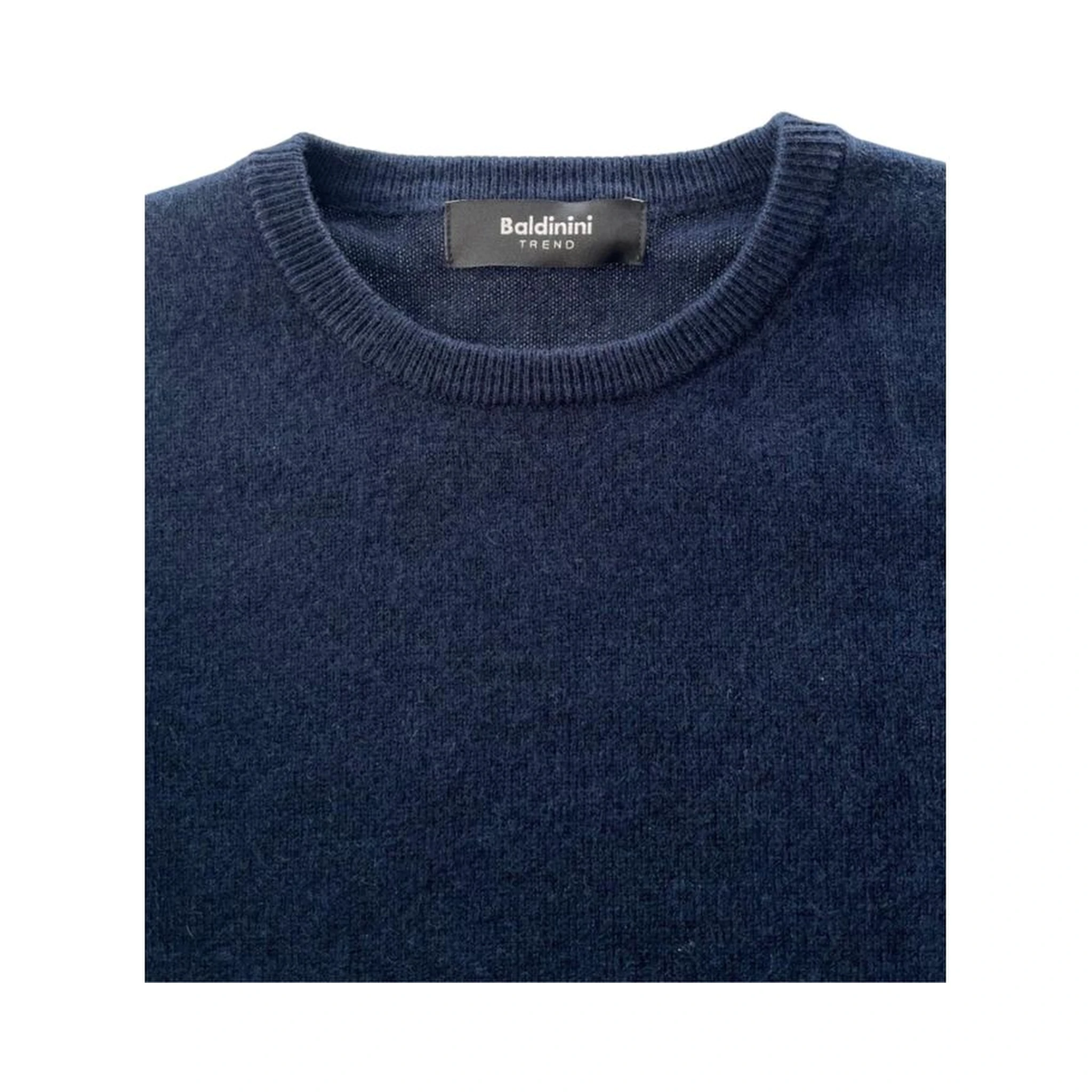 Blue Cashmere Men Sweater