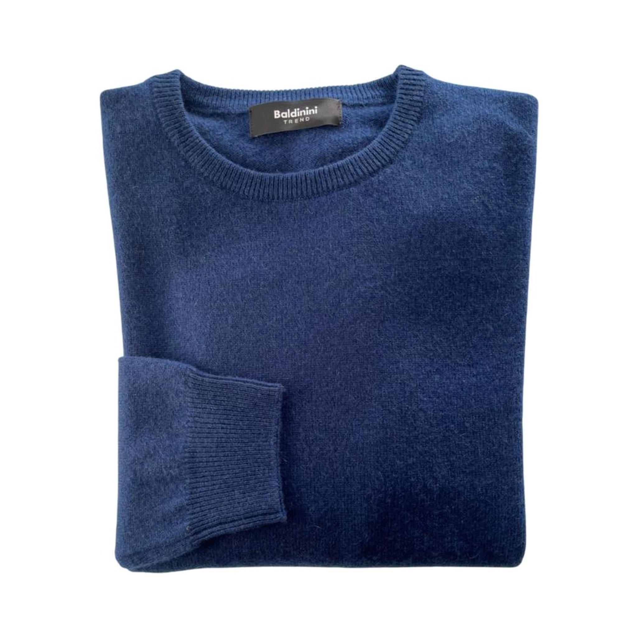 Blue Cashmere Men Sweater
