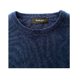 Blue Cashmere Men Sweater