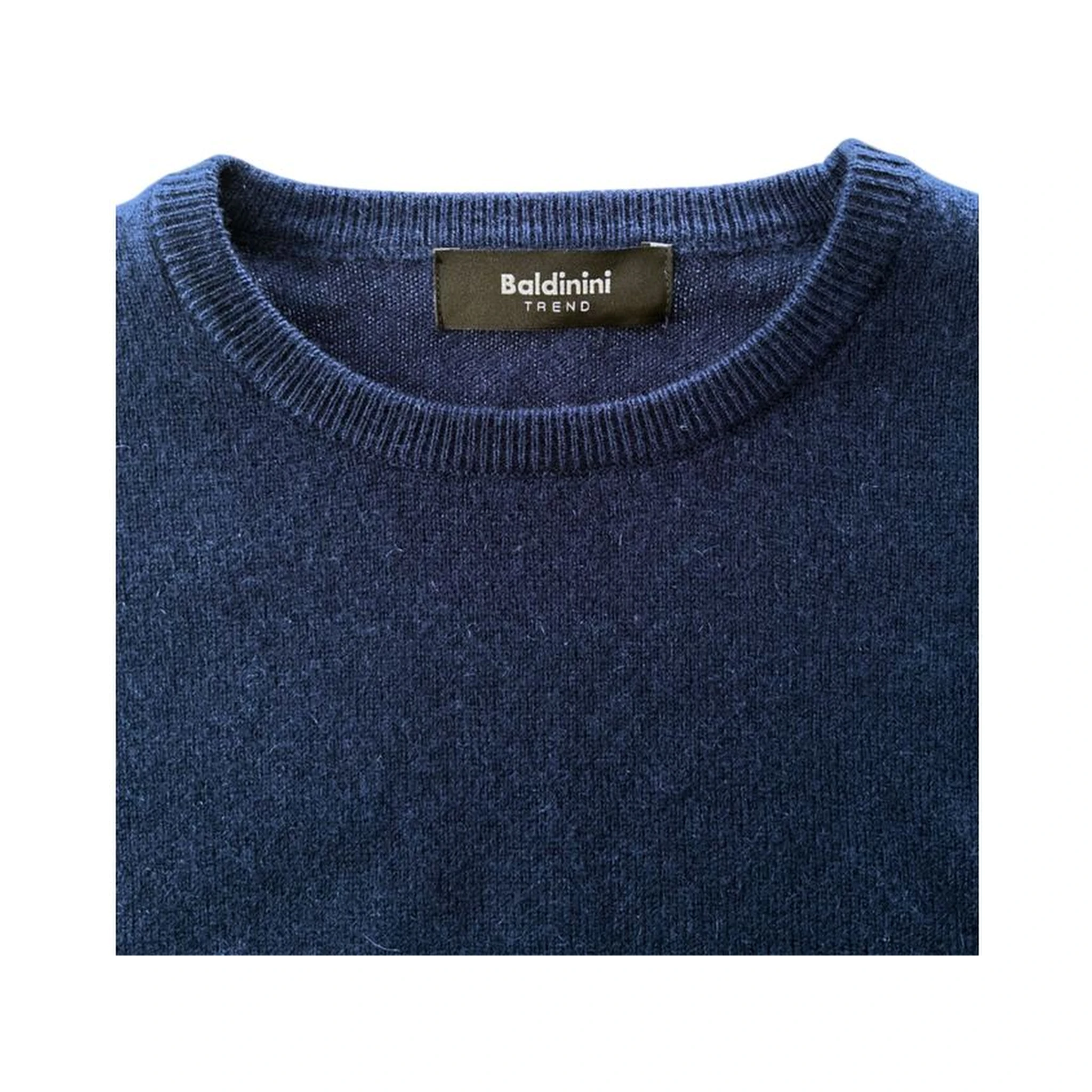 Blue Cashmere Men Sweater