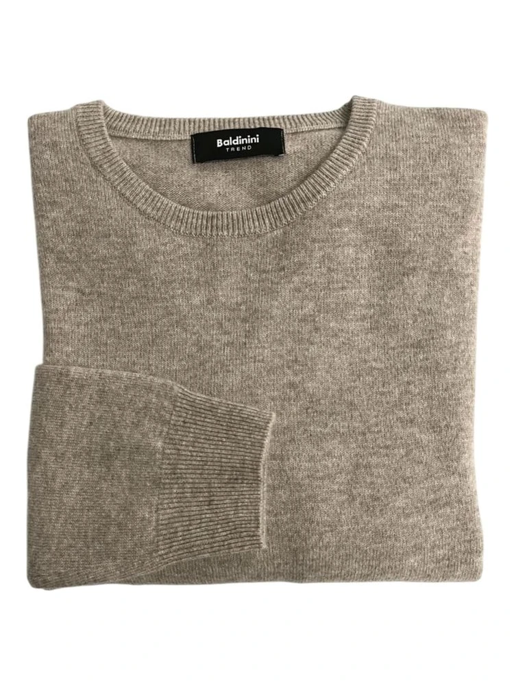 Beige Cashmere Men Sweater