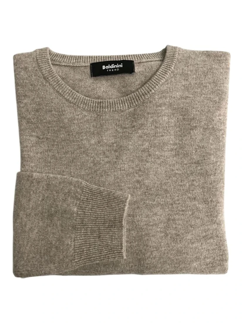 Beige Cashmere Men Sweater