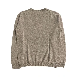 Beige Cashmere Men Sweater