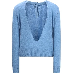 Light Blue Cashmere Sweatshirt