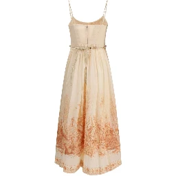 Multicolor Cotton Long Dress