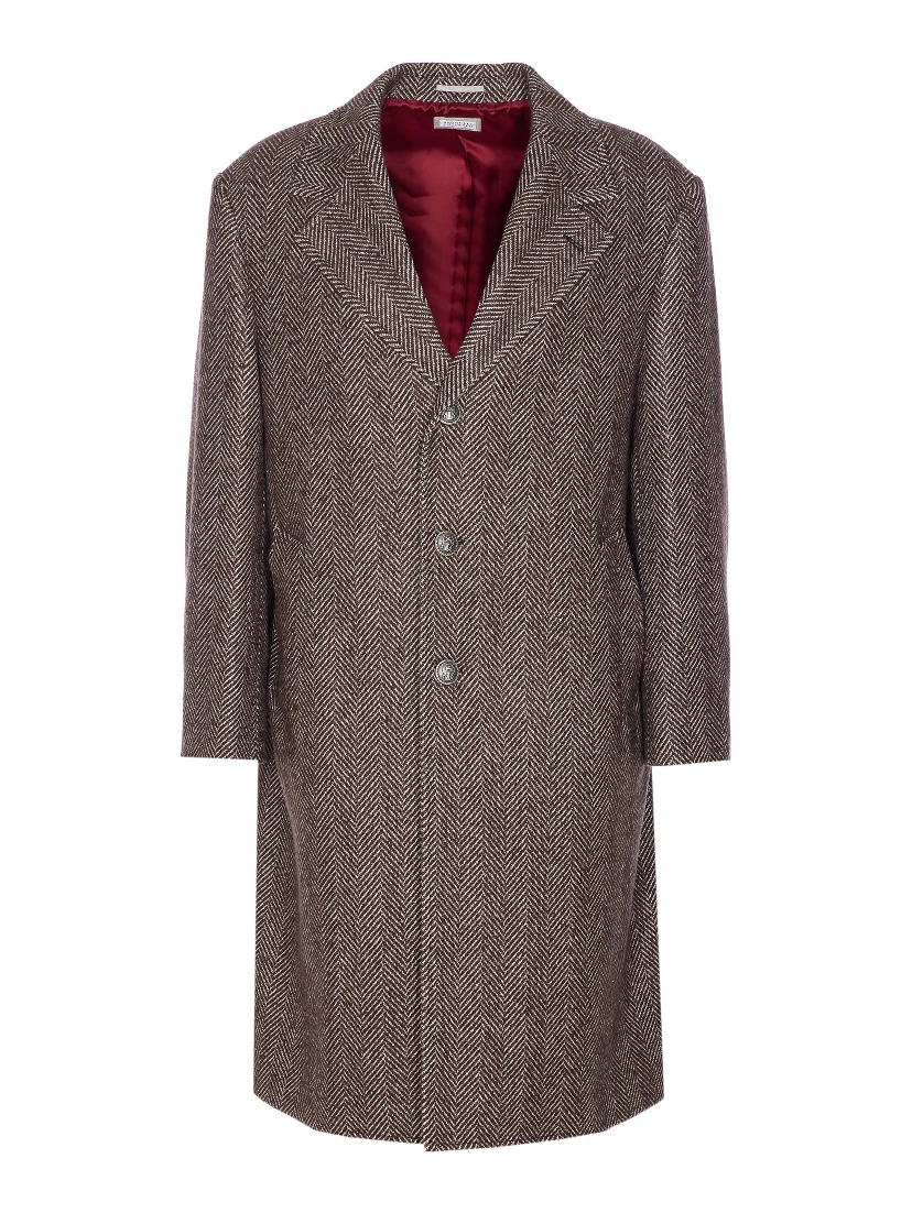 Brunello Cucinelli Coats Brown