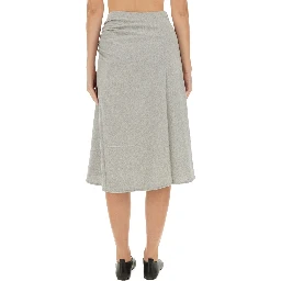 DRAPED "HEVIRA" SKIRT