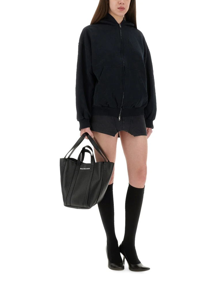 "FLIPPED" ZIPPERED SWEATSHIRT alternative