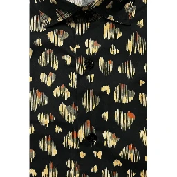 Multicolor Cotton Men Shirt