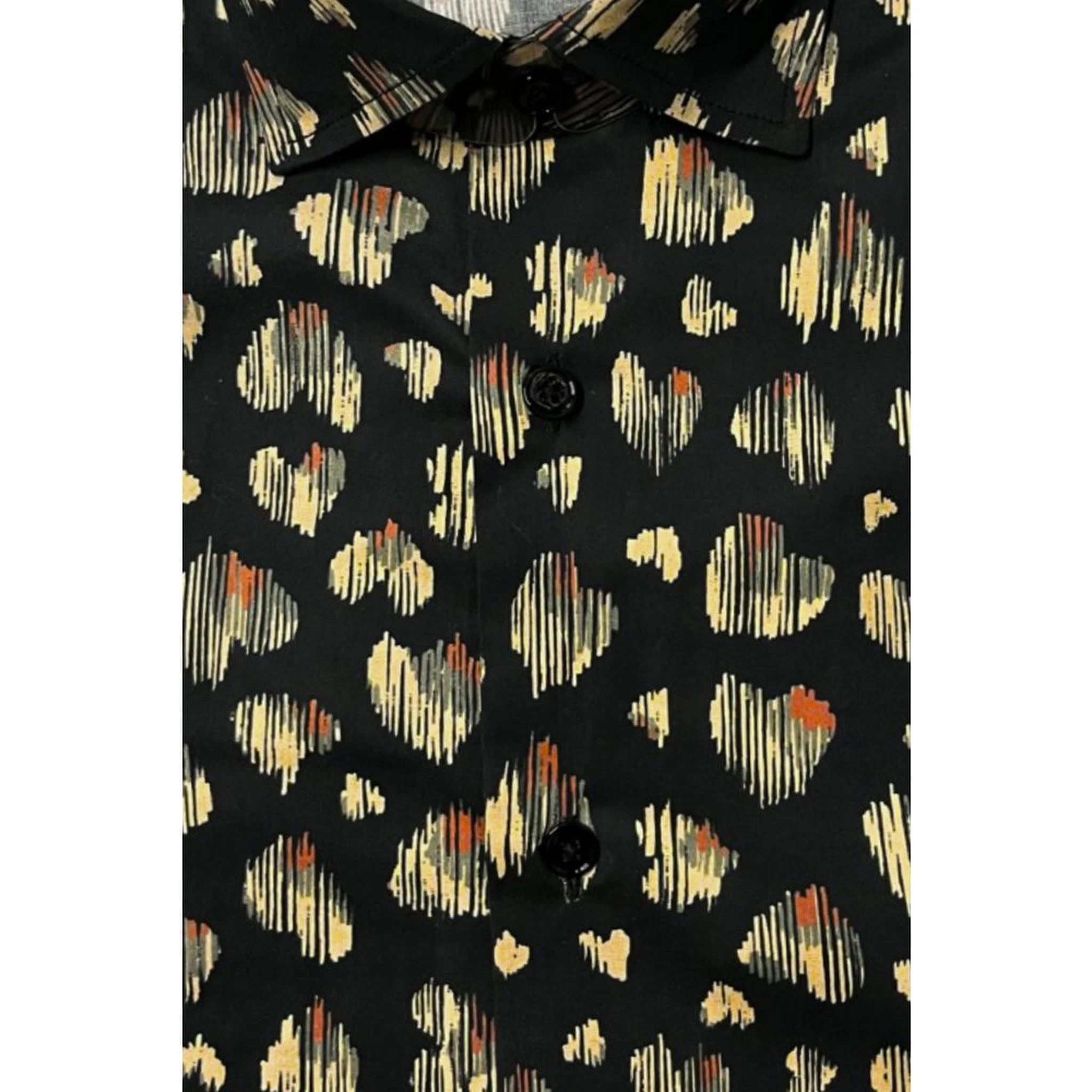 Multicolor Cotton Men Shirt
