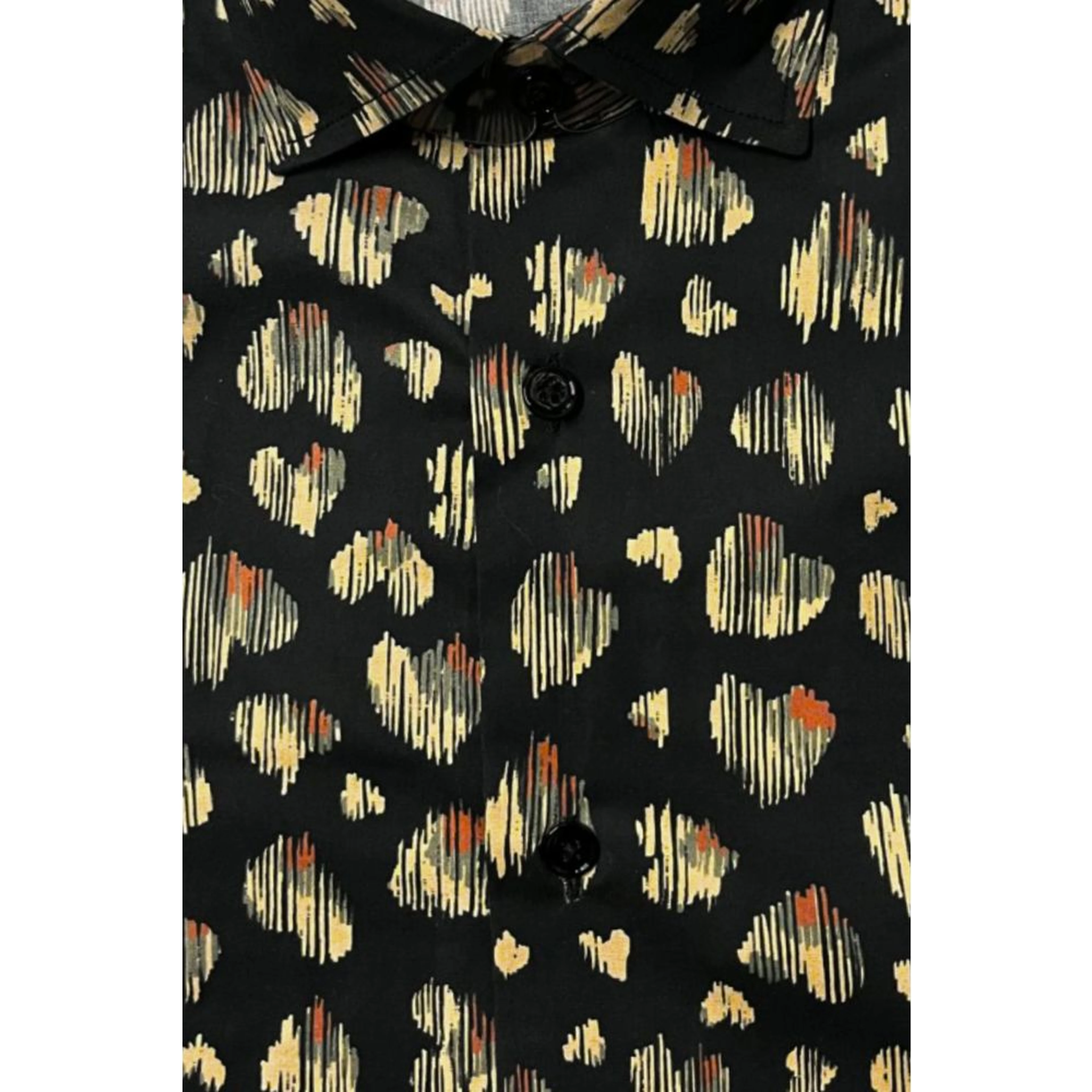 Multicolor Cotton Men Shirt