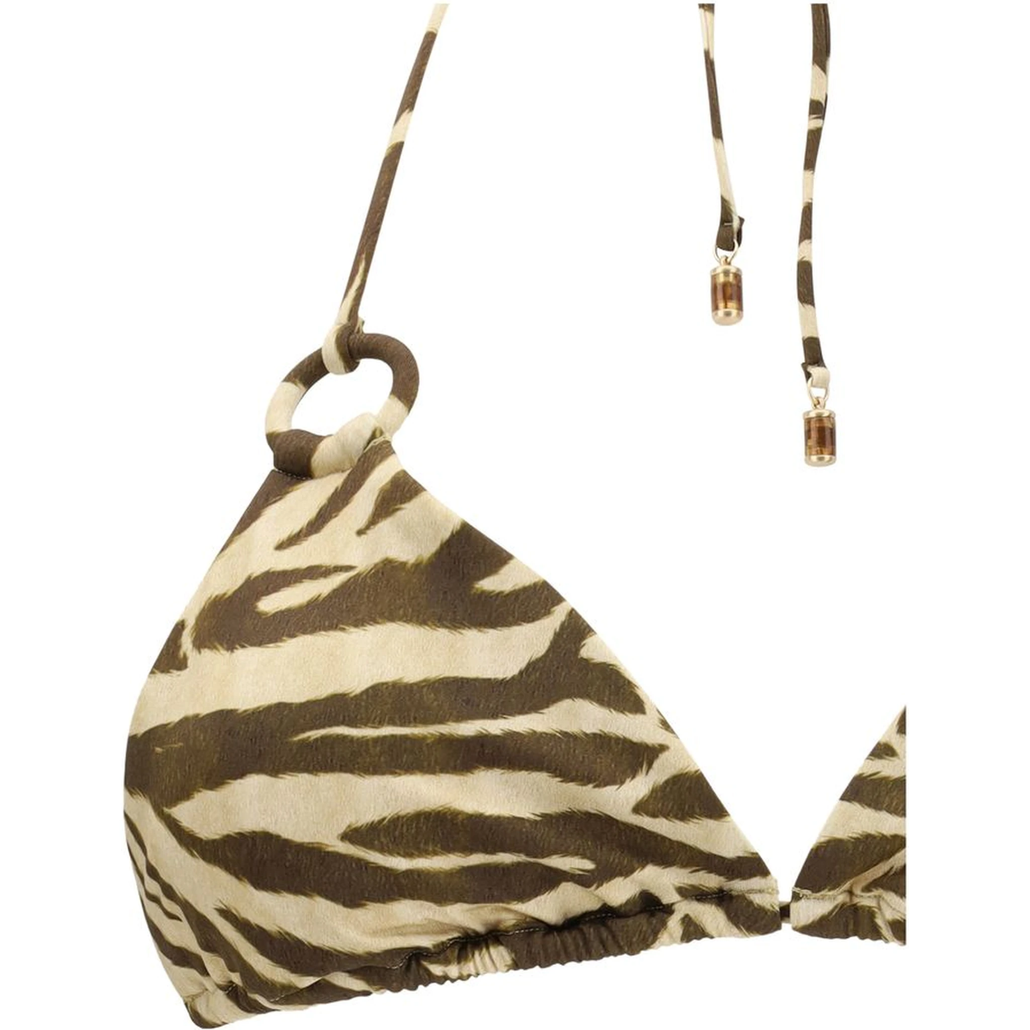 Brown Polyamide Bikini