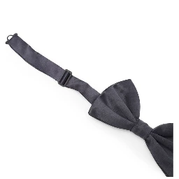 Gray Silk Bowtie