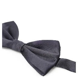 Gray Silk Bowtie