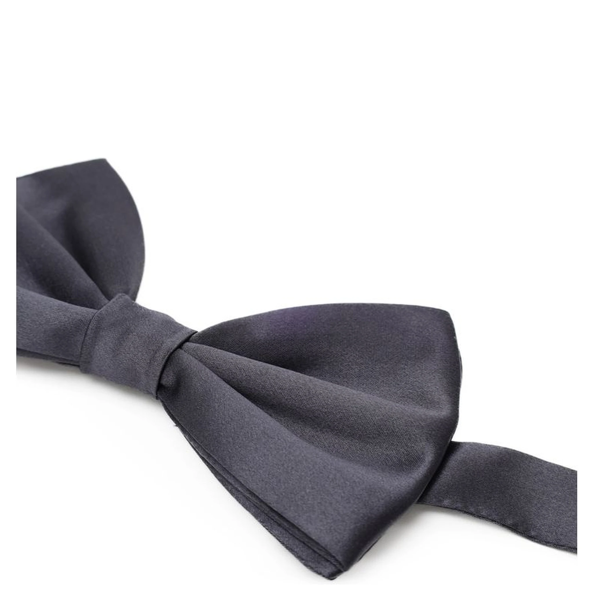 Gray Silk Bowtie