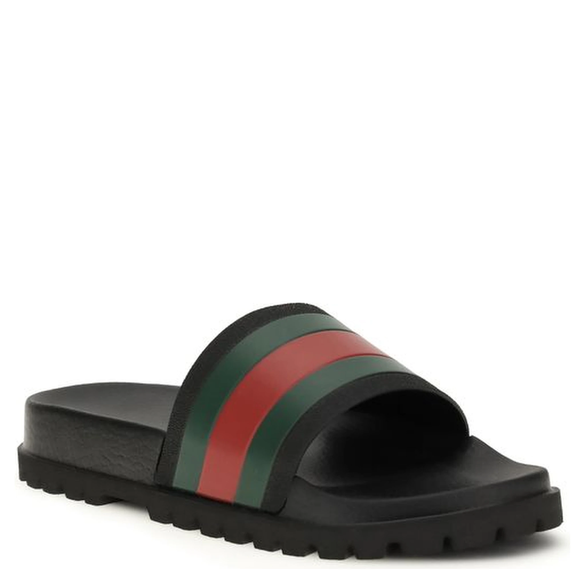 Black Rubber Slippers