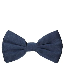 Blue Silk Bowtie