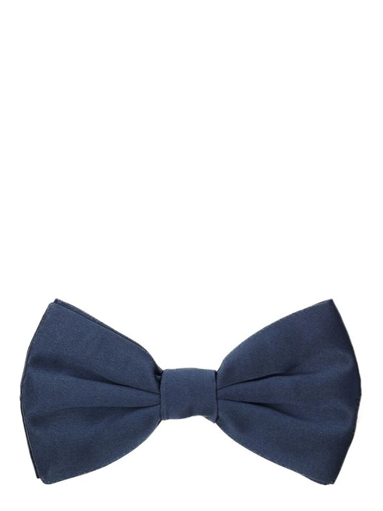 Blue Silk Bowtie