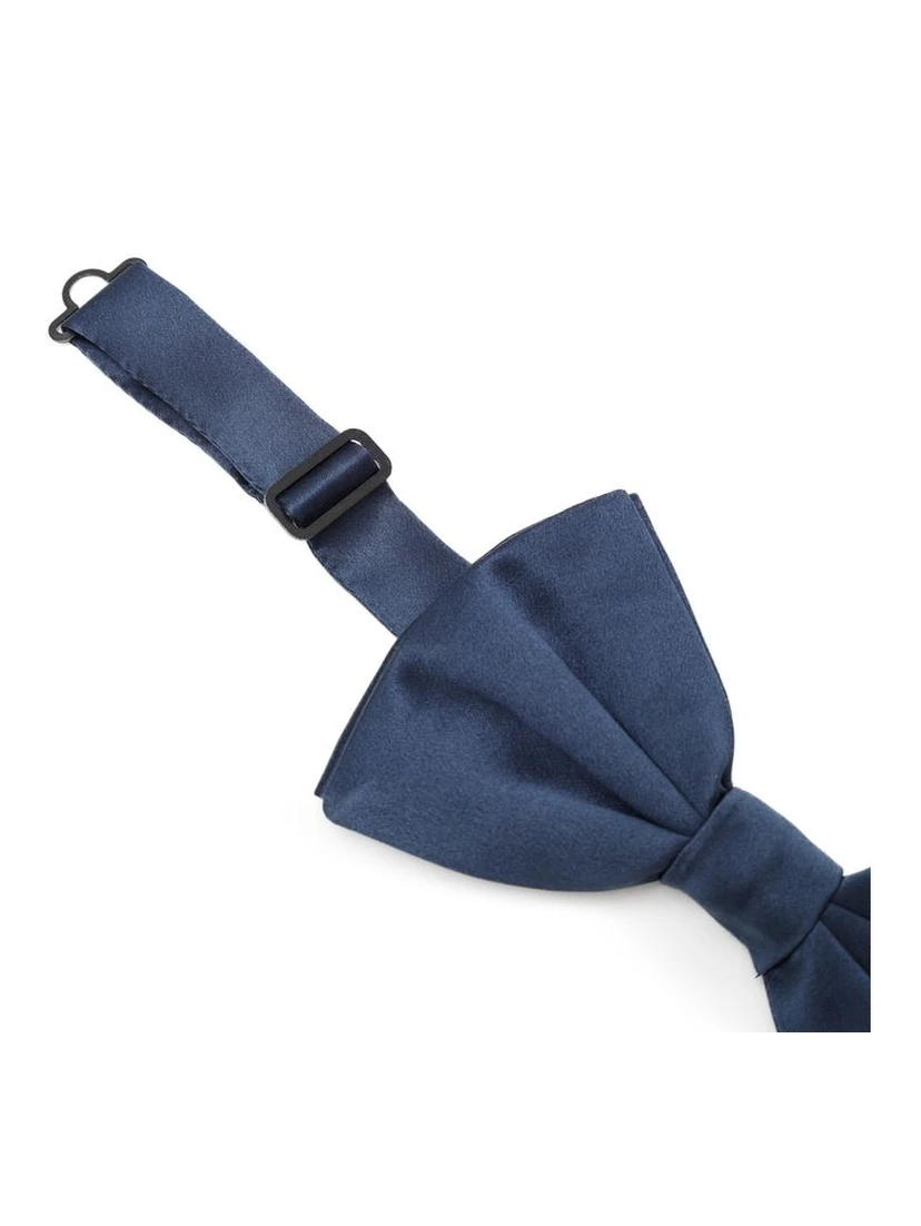 Blue Silk Bowtie