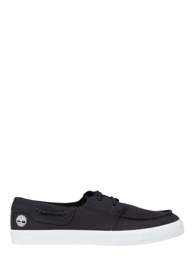 Black Lyocell Slip-On Loafers