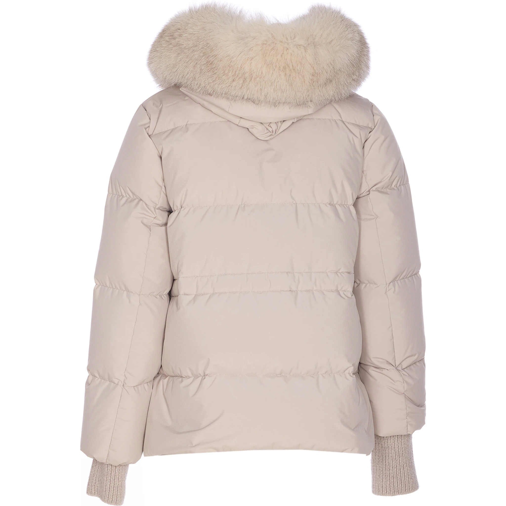Talassa fur-trimmed quilted jacket