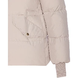 Talassa fur-trimmed quilted jacket