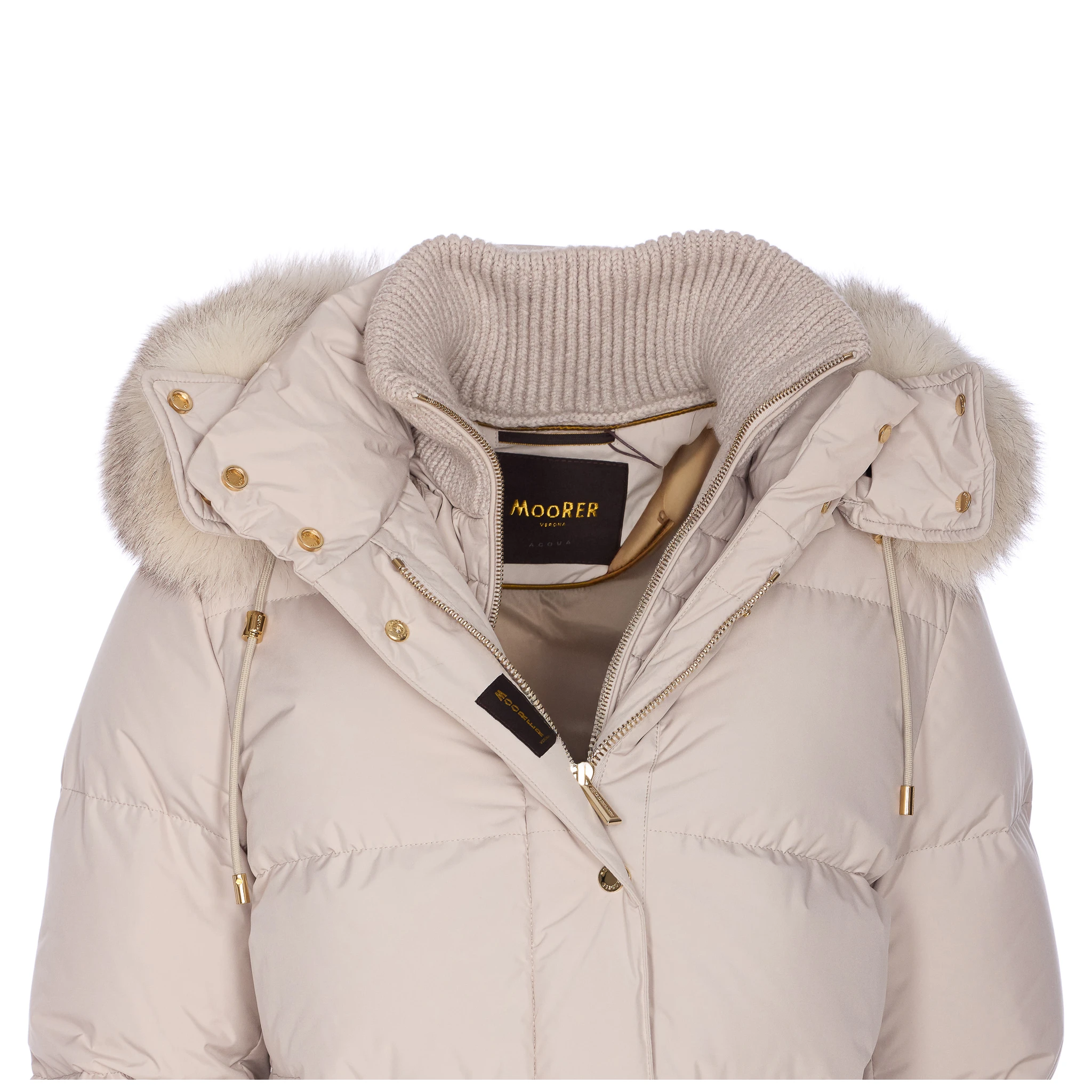 Talassa fur-trimmed quilted jacket