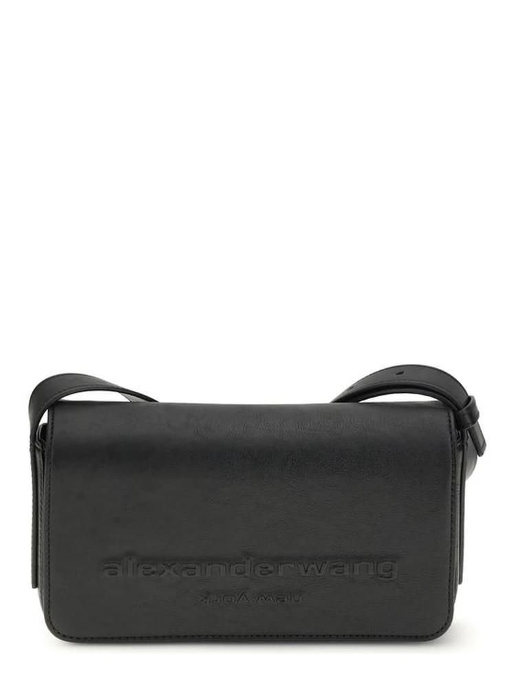 Black Calf Leather Bos Taurus Shoulder Bag