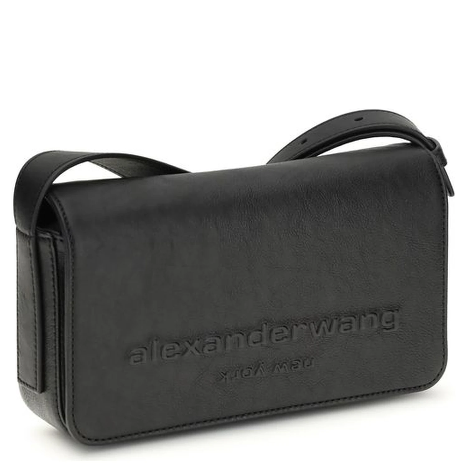 Black Calf Leather Bos Taurus Shoulder Bag