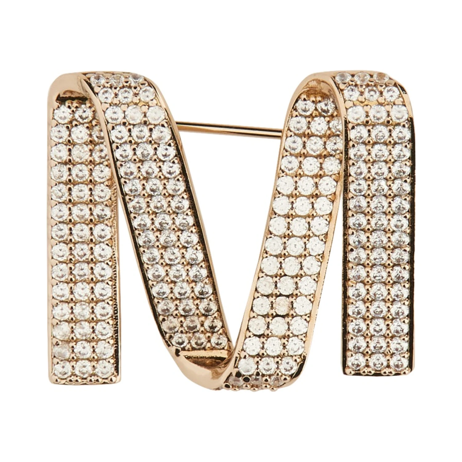 BROOCH WITH LOGO