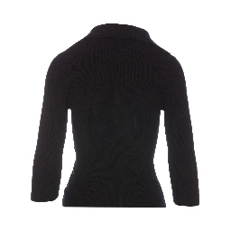 Orb-embroidered polo jumper