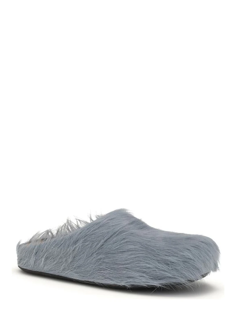 Light Blue Rubber Mules