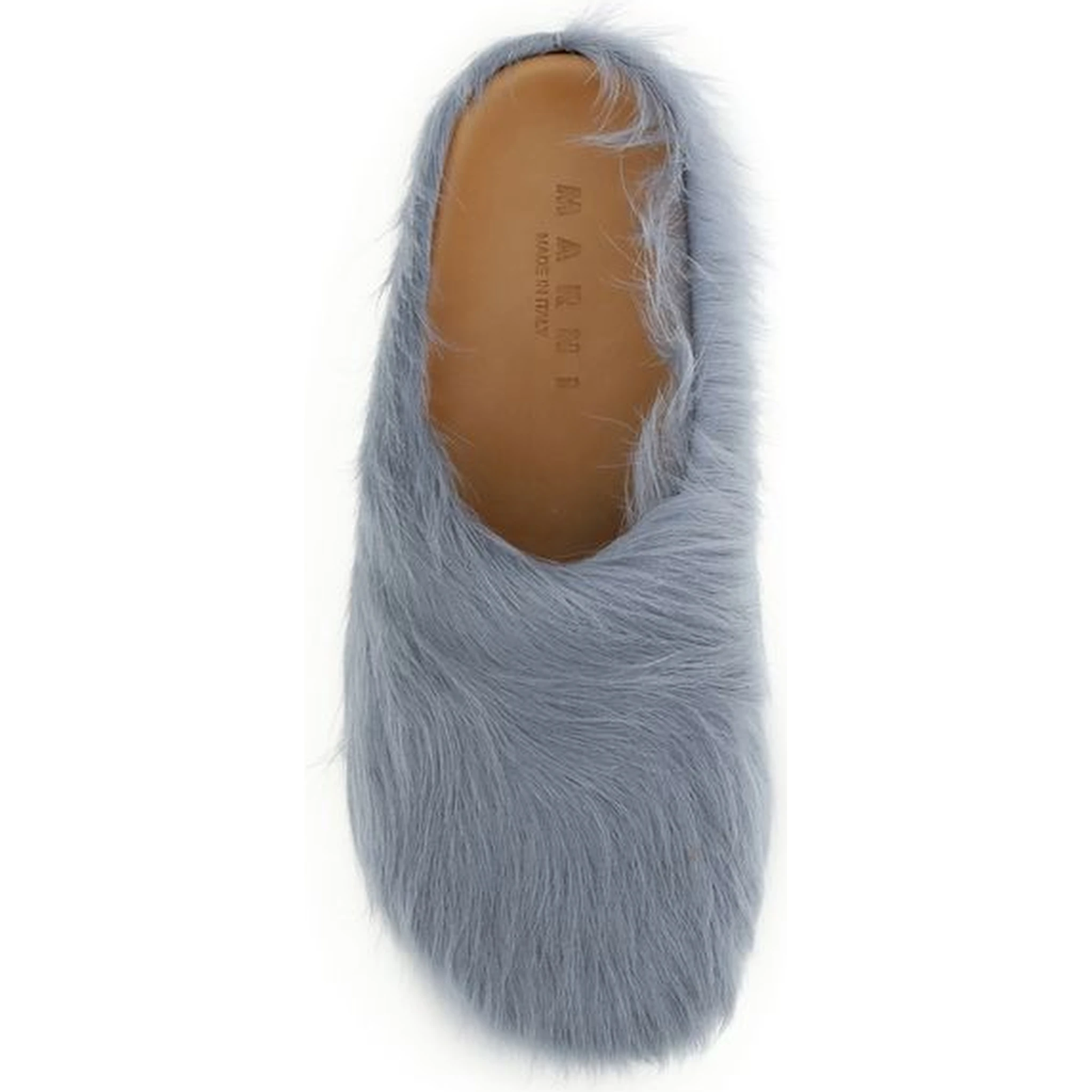 Light Blue Rubber Mules
