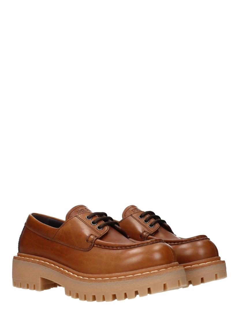 Brown Leather Oxfords And Derbies