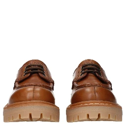 Brown Leather Oxfords And Derbies