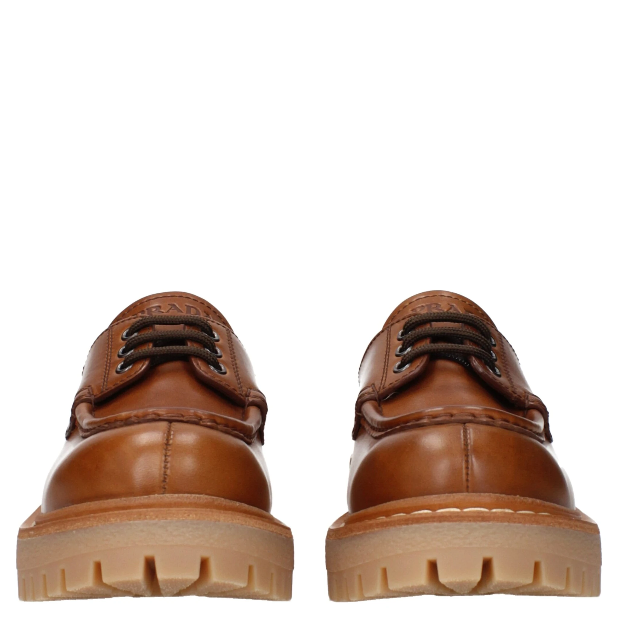 Brown Leather Oxfords And Derbies