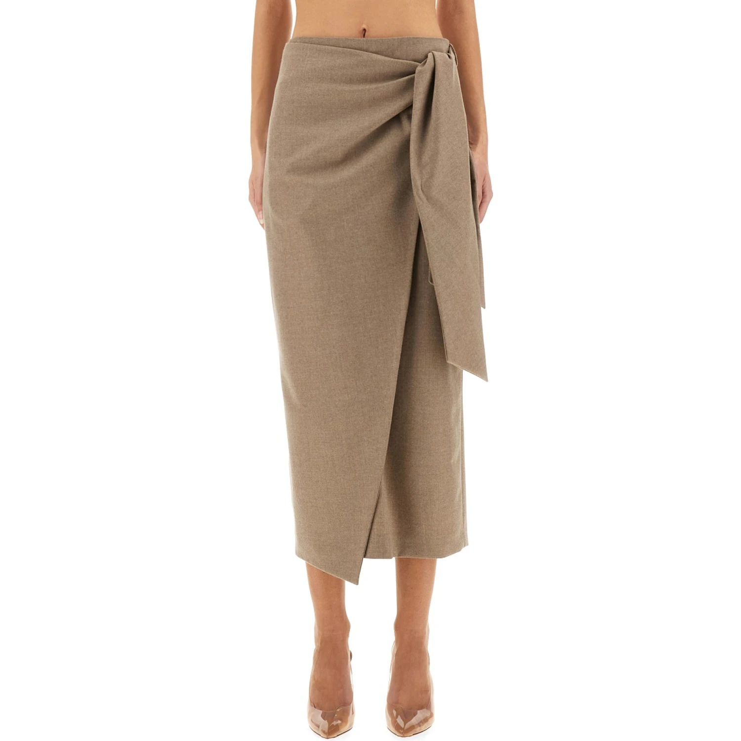 "BINGO" WRAP SKIRT