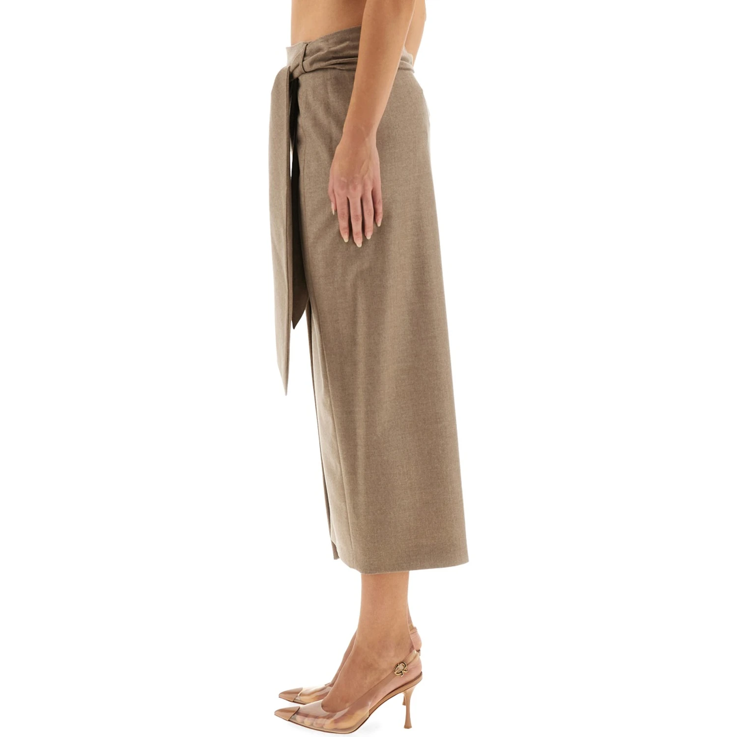 "BINGO" WRAP SKIRT