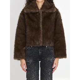 Faux fur jacket