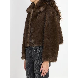 Faux fur jacket
