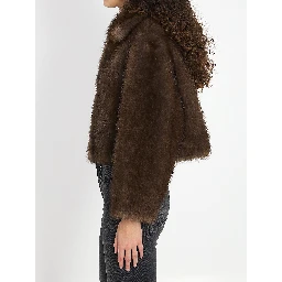 Faux fur jacket