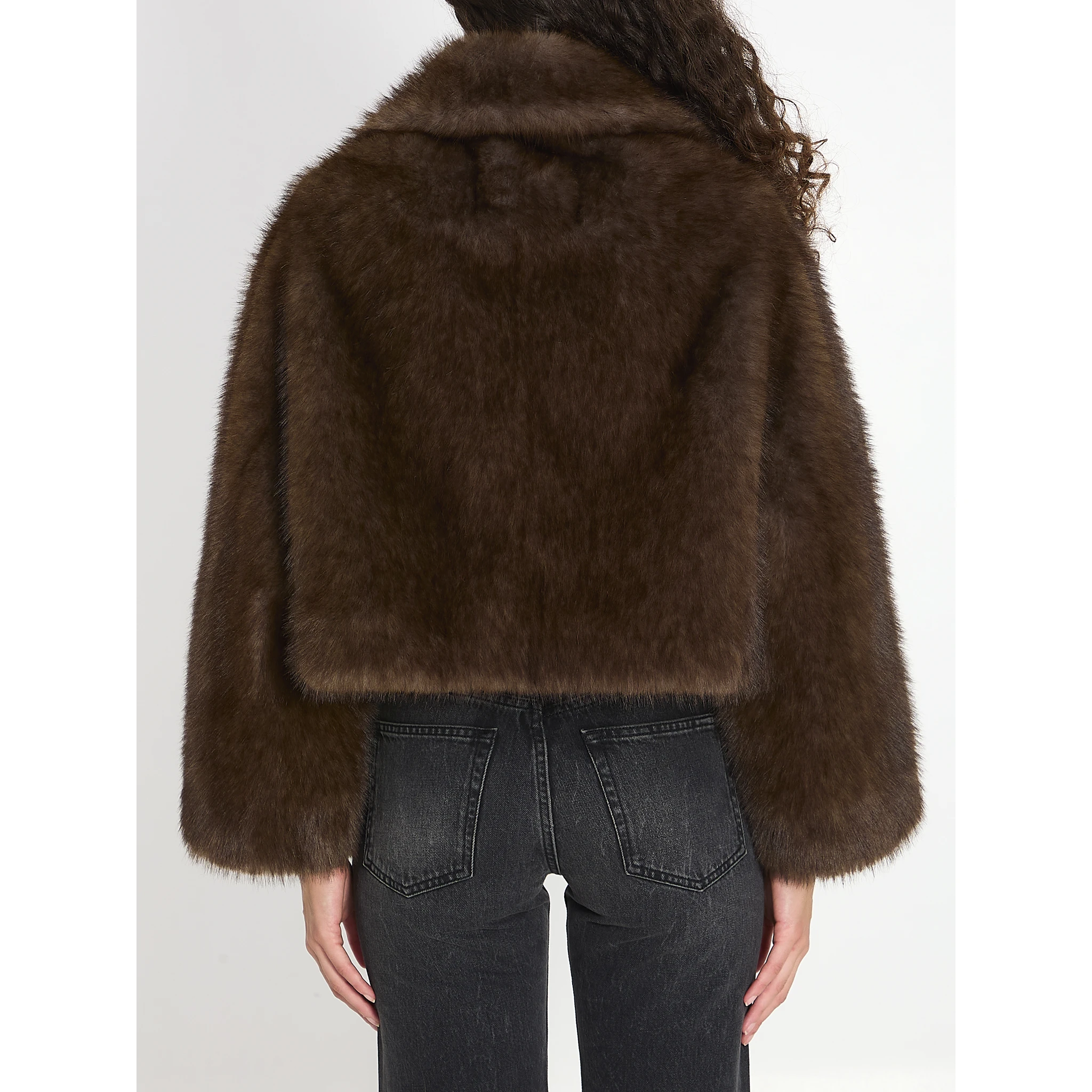 Faux fur jacket