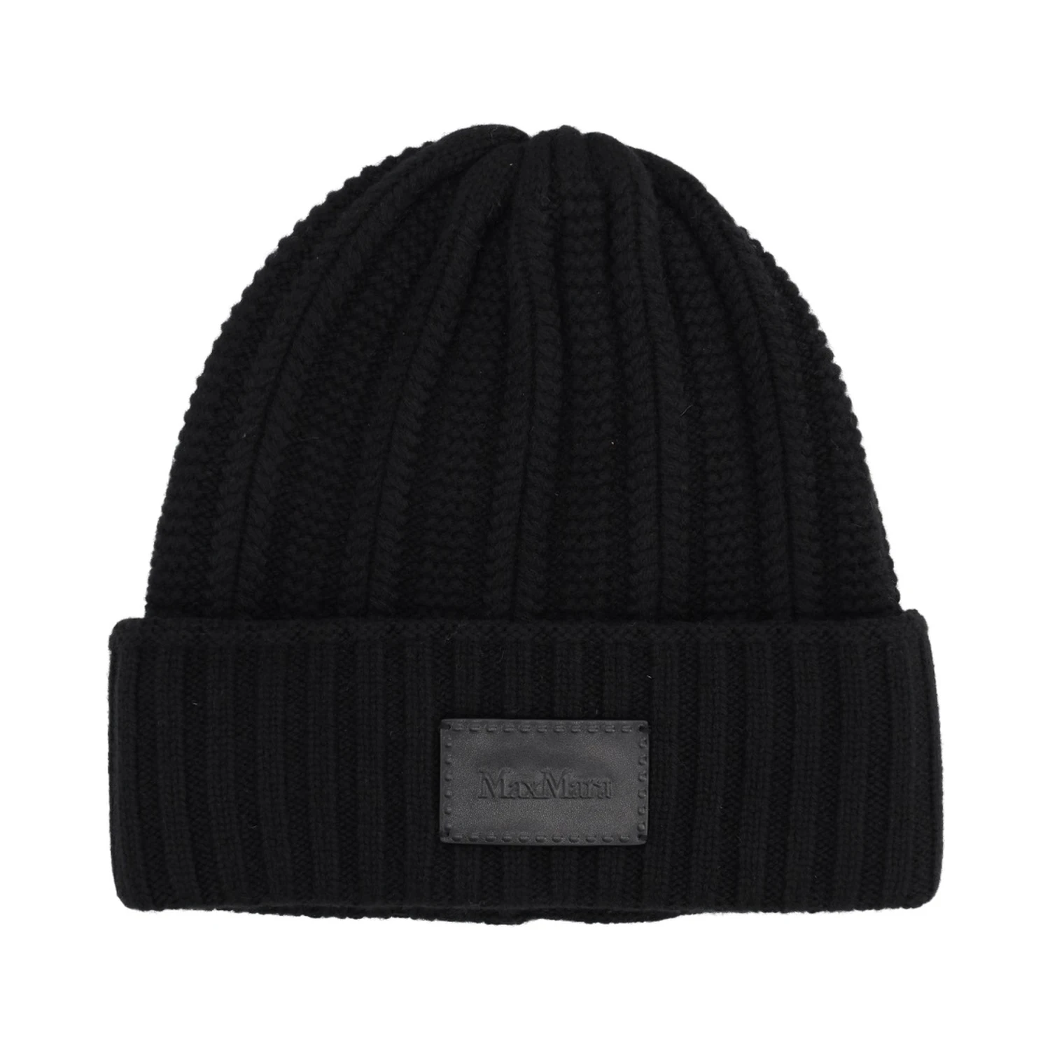 CASHMERE CAP WITH LOGO