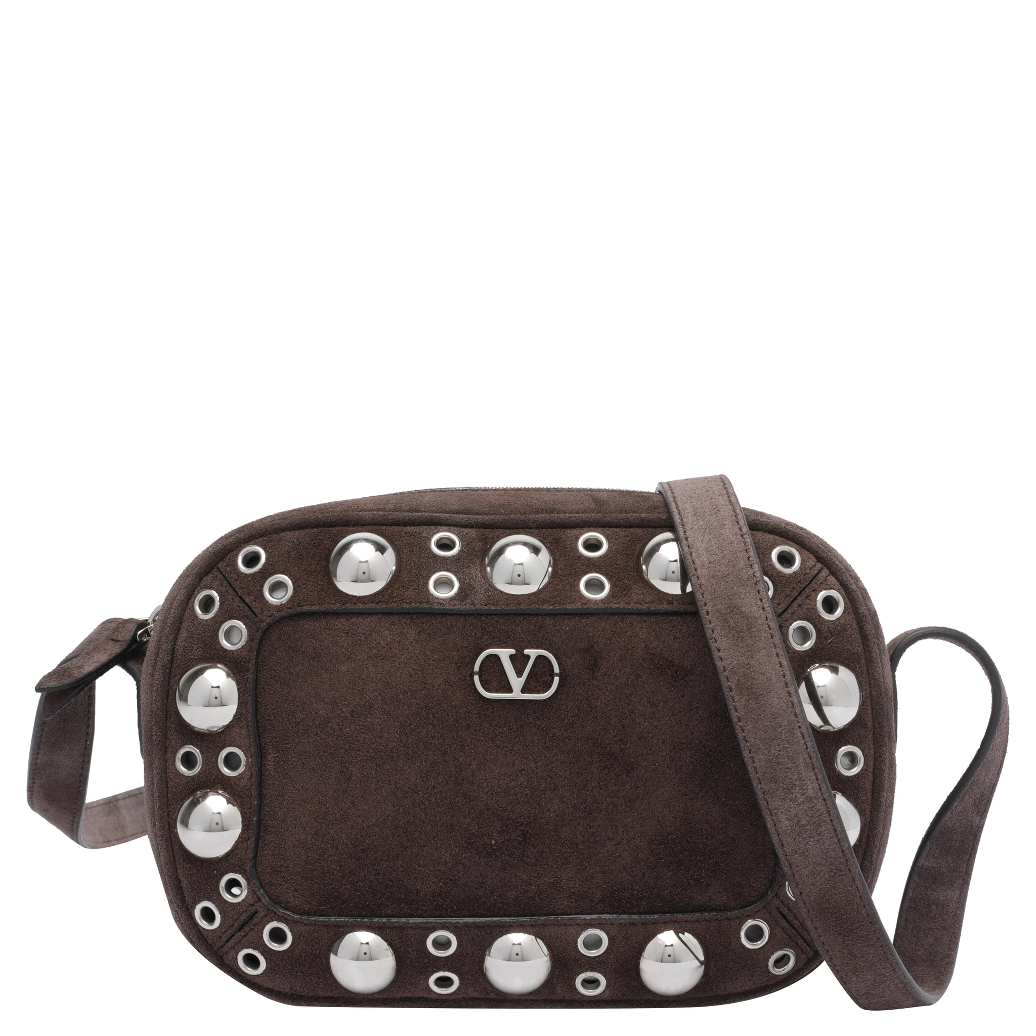 Nellcôte ball-studs leather shoulder bag