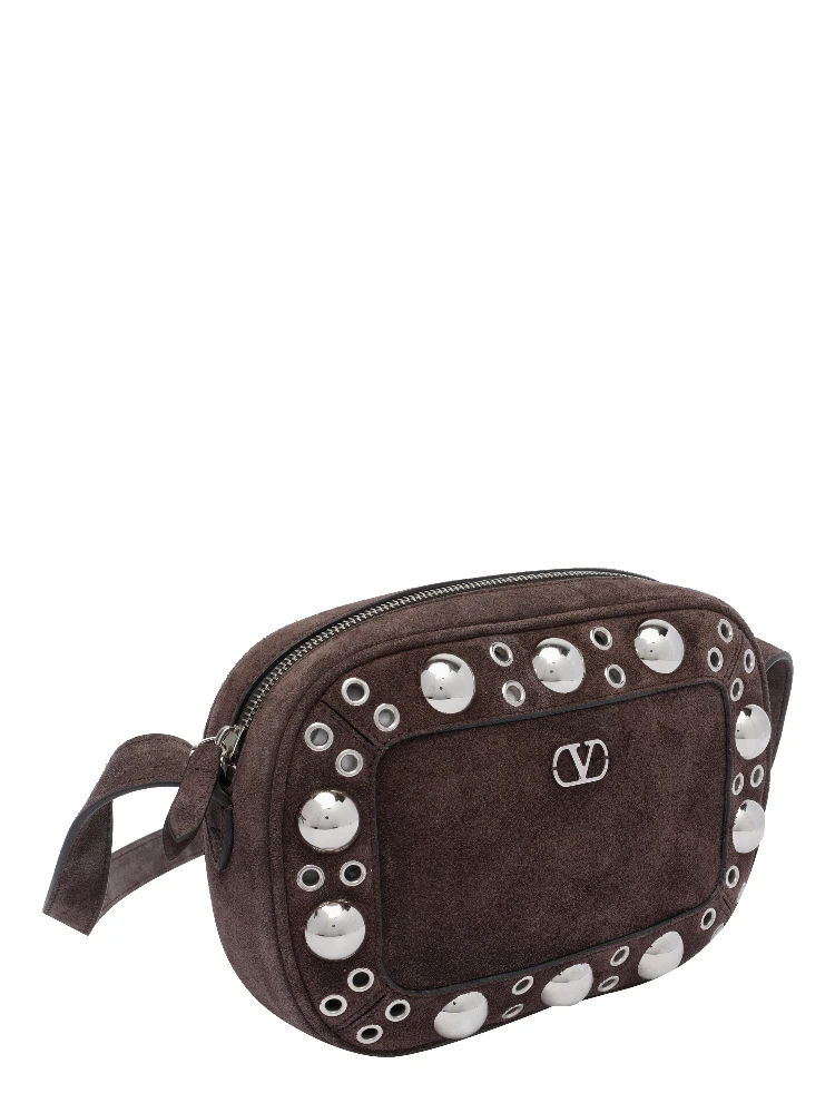 Nellcôte ball-studs leather shoulder bag alternative