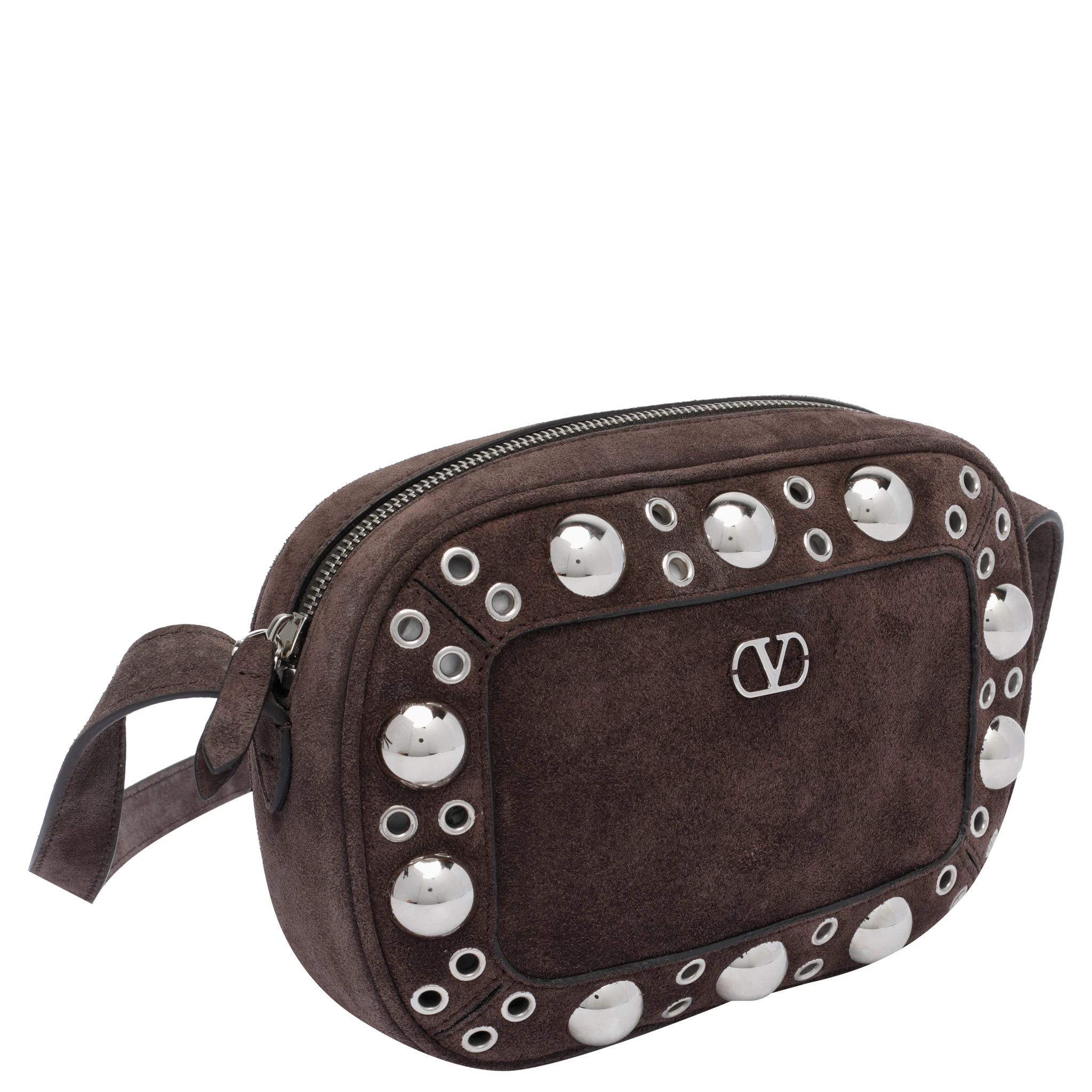 Nellcôte ball-studs leather shoulder bag