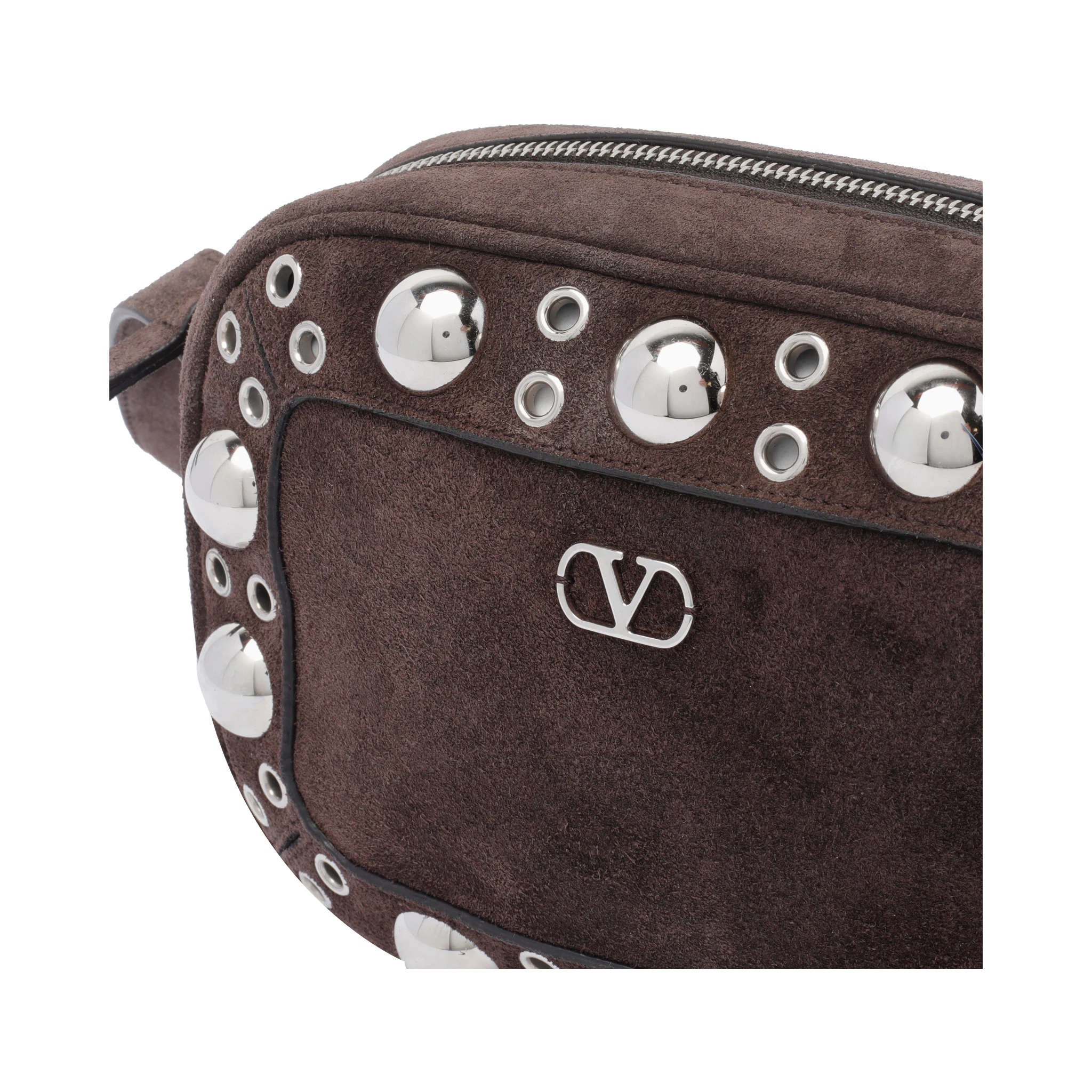 Nellcôte ball-studs leather shoulder bag