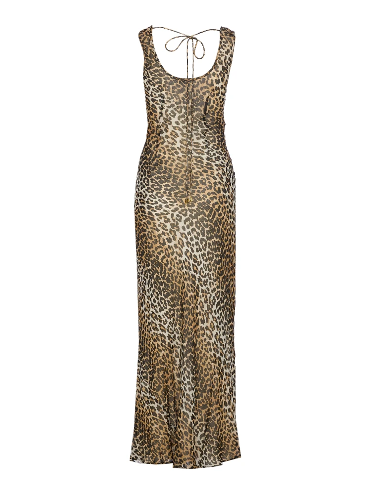 GANNI Dresses Brown alternative