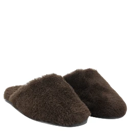 "Rega" slippers in shearling
