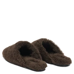 "Rega" slippers in shearling